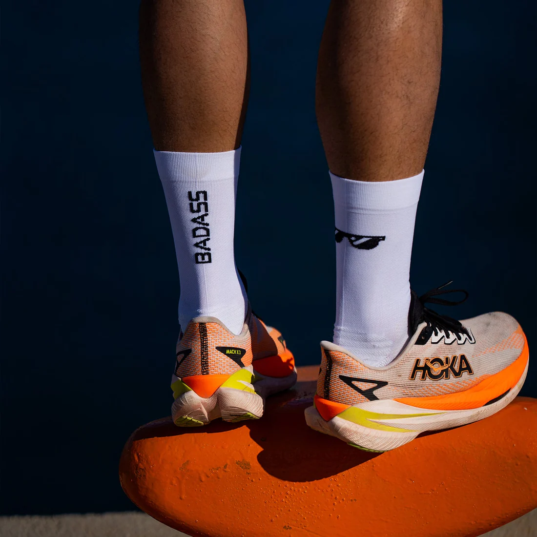 Носки для бега SPORCKS BADASS, белый