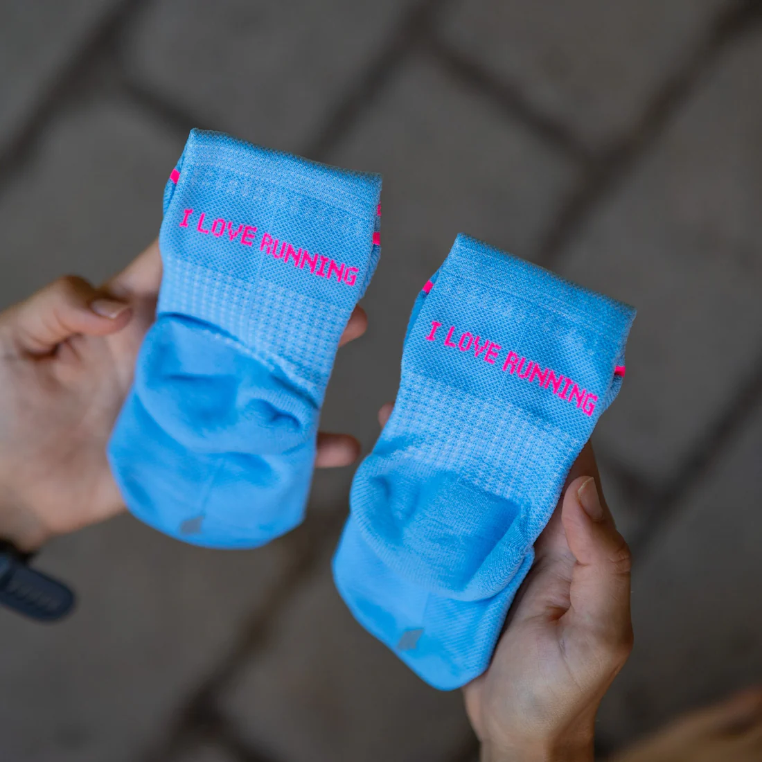 Носки для бега SPORCKS NOOSA V2, голубой