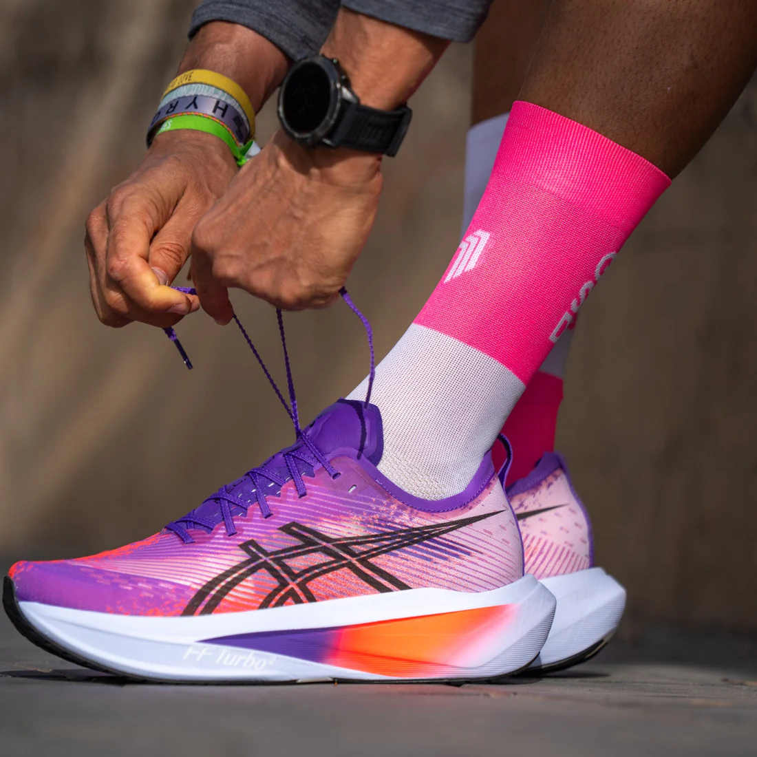 Носки для бега SPORCKS GET SHIT DONE, розовый