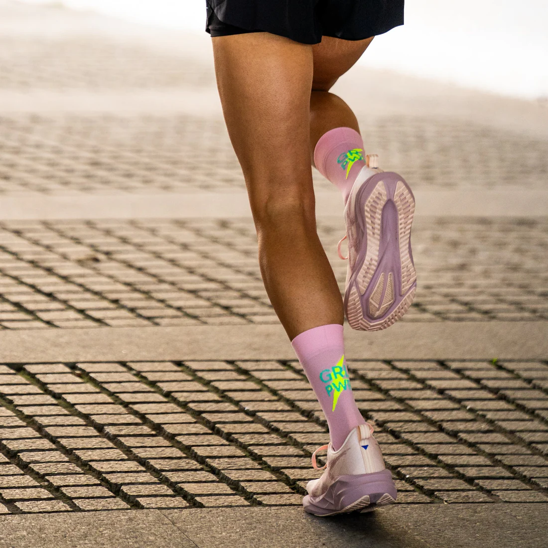 Носки для бега SPORCKS GIRLS POWER, розовый