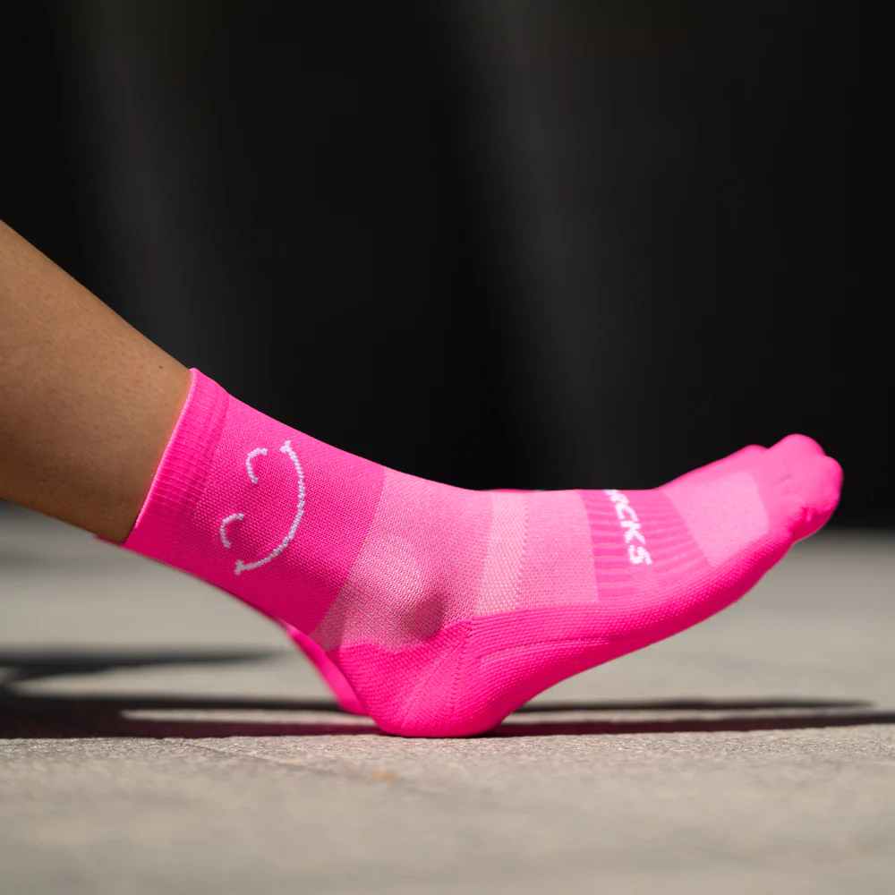 Running socks SPORCKS ULTRALIGHT HAPPY MODE, pink